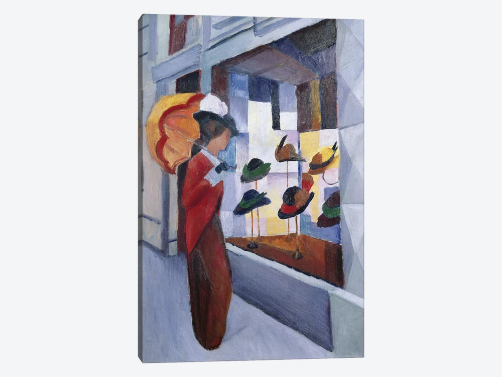 The Milliner's Shop, 1914 by August Macke 1-piece Canvas Print