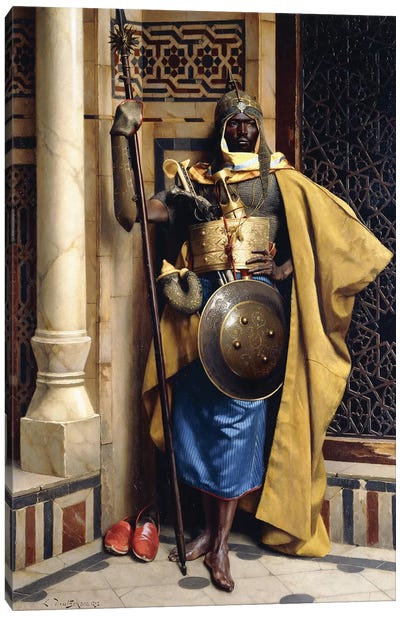 The Palace Guard, 1892 Canvas Art Print - Orientalism