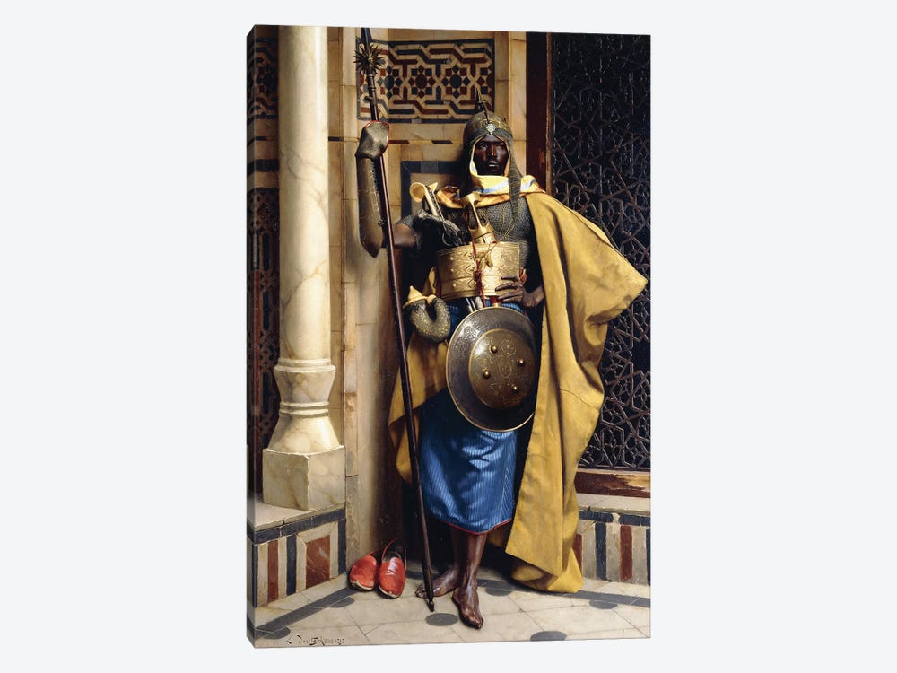The Palace Guard, 1892 by Ludwig Deutsch 1-piece Canvas Print