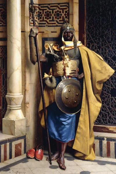 Columns: The Palace Guard, 1892 by Ludwig Deutsch