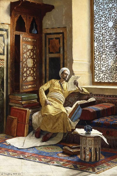 Interiors: The Scholar, 1895 by Ludwig Deutsch