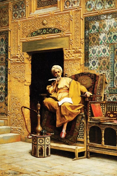 Interiors: The Scribe, 1911 by Ludwig Deutsch