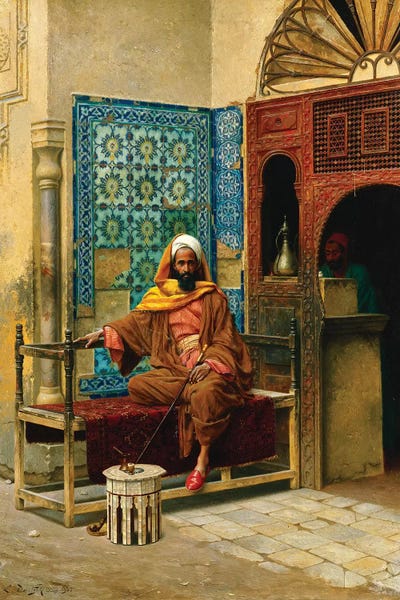 Interiors: The Smoker, 1903 by Ludwig Deutsch