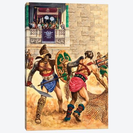 Gladiators Canvas Print #BMN7762} by Peter Jackson Art Print