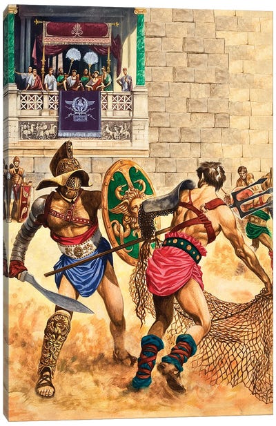 Gladiators Canvas Art Print