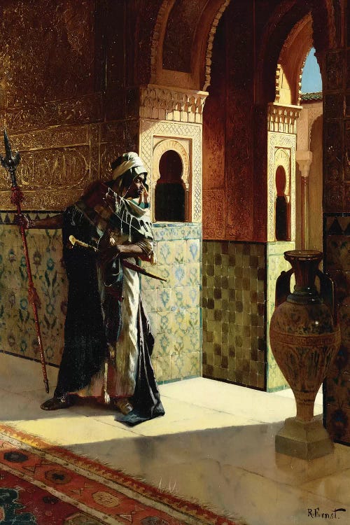 The Moorish Guard, The Alhambra by Rudolphe Ernst wall art