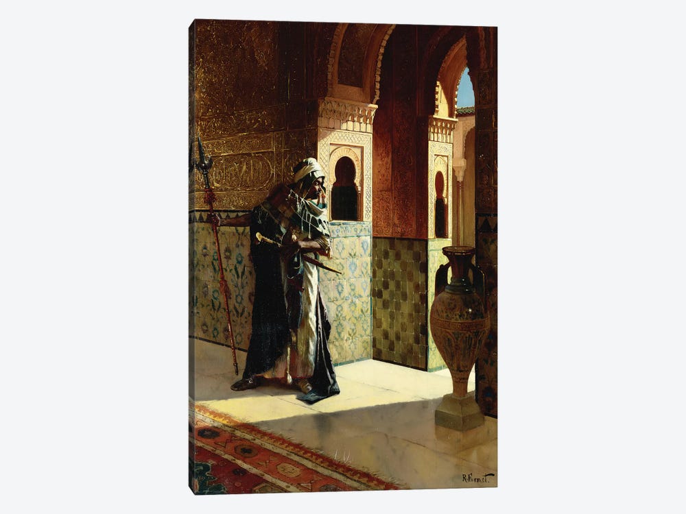 The Moorish Guard, The Alhambra by Rudolphe Ernst 1-piece Canvas Artwork