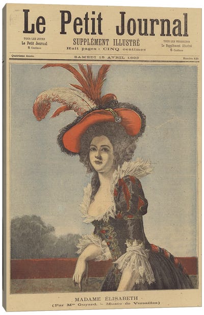 Madame Elisabeth Canvas Art Print