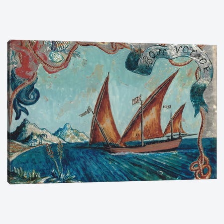 Bon Voyage, 1929 Canvas Print #BMN7789} by Dora Carrington Canvas Art Print