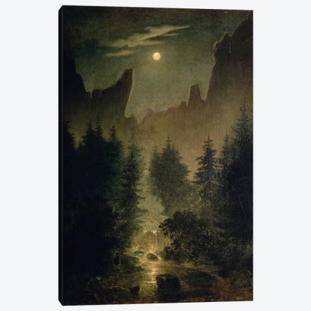 Uttewalder Grund, c.1825  Canvas Print #BMN779} by Caspar David Friedrich Canvas Wall Art