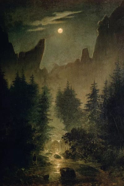 Valleys: Uttewalder Grund, c.1825  by Caspar David Friedrich