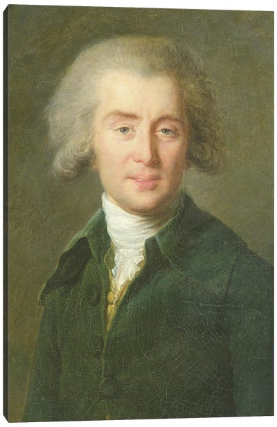 Andre Ernest Gretry (1741-1813) 1785 Canvas Art Print - Elisabeth Louise Vigee Le Brun