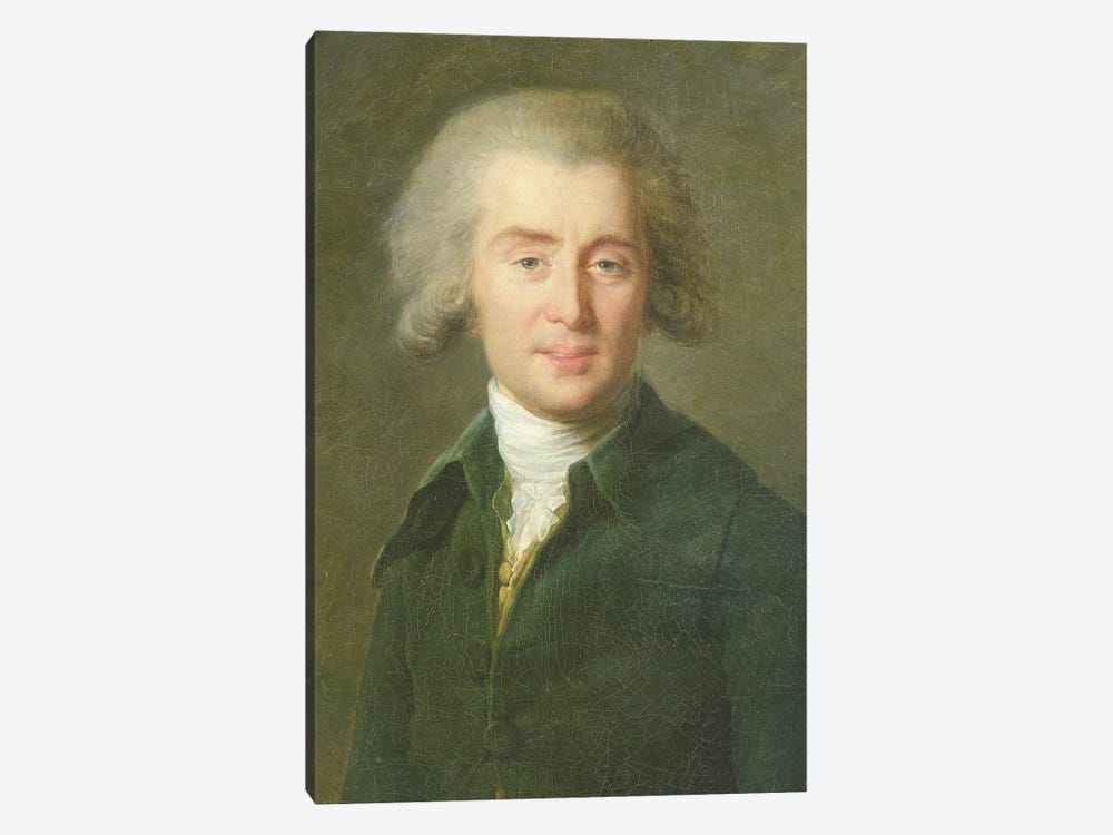 Andre Ernest Gretry (1741-1813) 1785 by Elisabeth Louise Vigee Le Brun 1-piece Canvas Art Print