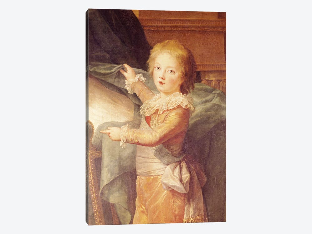 Marie-Antoinette And Her Children, Detail Of Louis-Joseph-Xavier (1781-89) 1-piece Canvas Art Print
