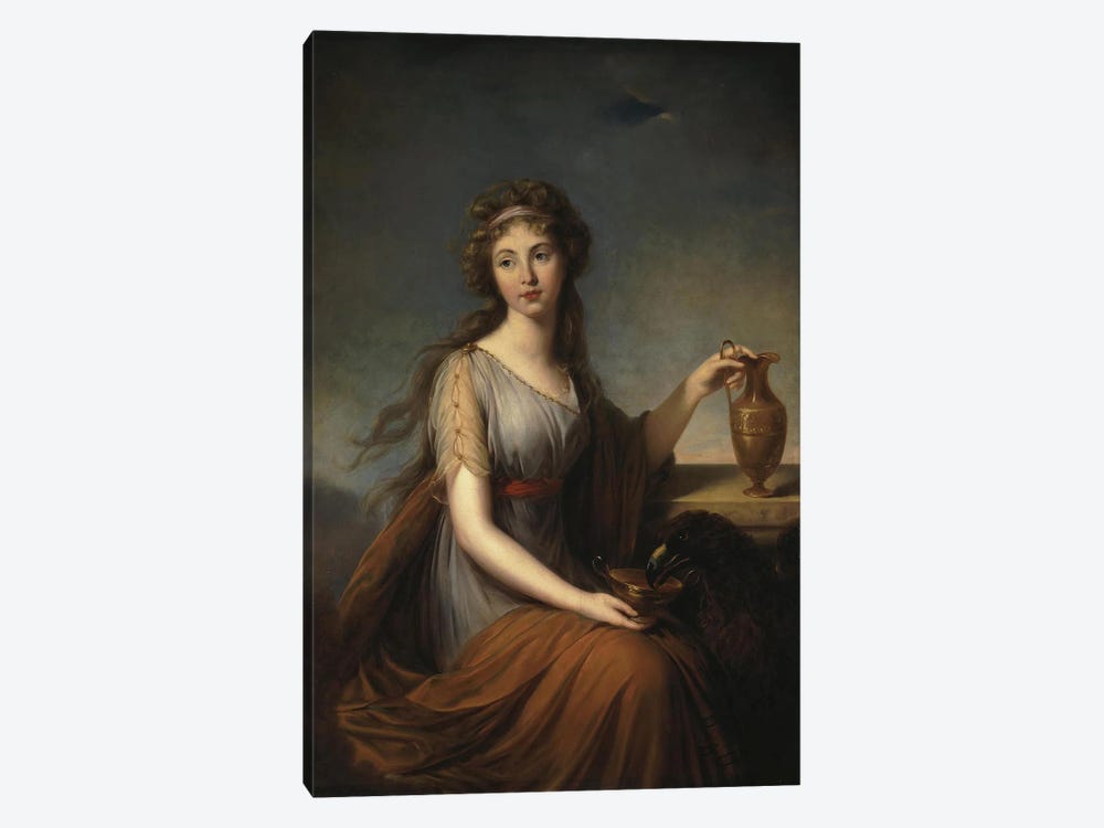Portrait Of Anna Pitt, As Hebe, 1792 1-piece Canvas Art Print