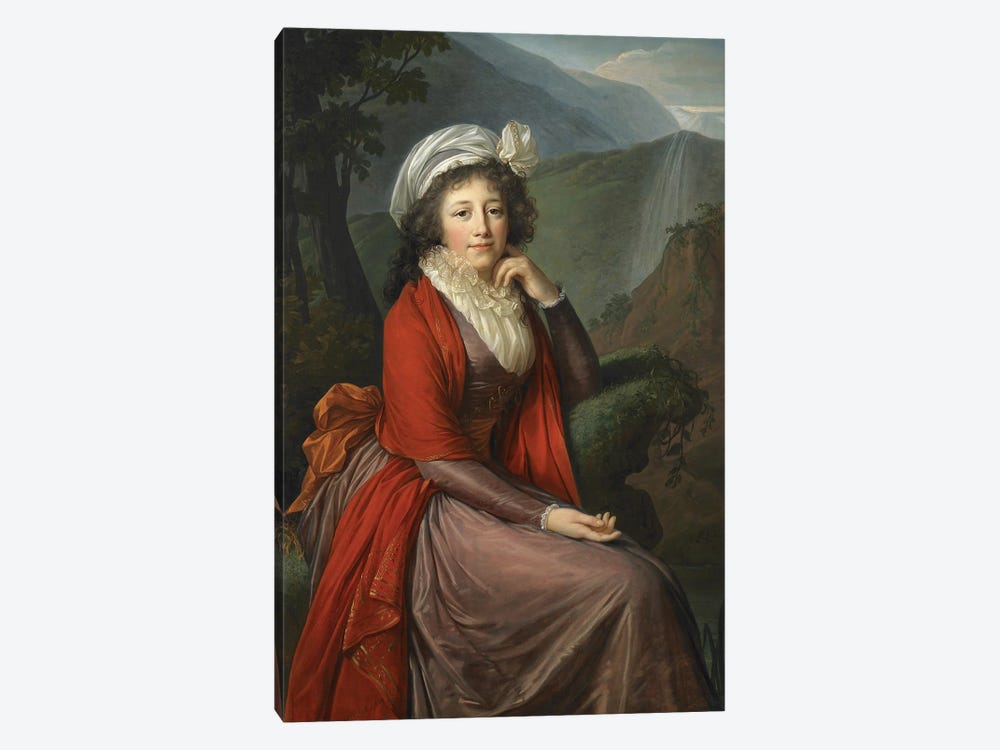 Portrait Of Countess Maria Theresia Bucquoi, 1793 by Elisabeth Louise Vigee Le Brun 1-piece Canvas Art