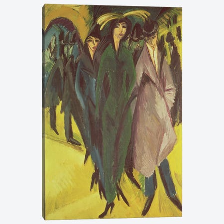 Women on the Street, 1915  Canvas Print #BMN785} by Ernst Ludwig Kirchner Canvas Artwork