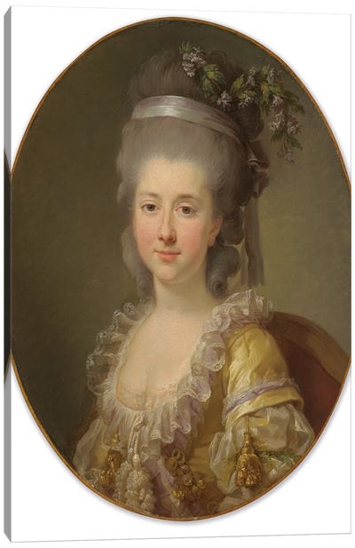 Portrait Of Countess Urszula Potocka, Née Zamoyska Canvas Art Print - Elisabeth Louise Vigee Le Brun