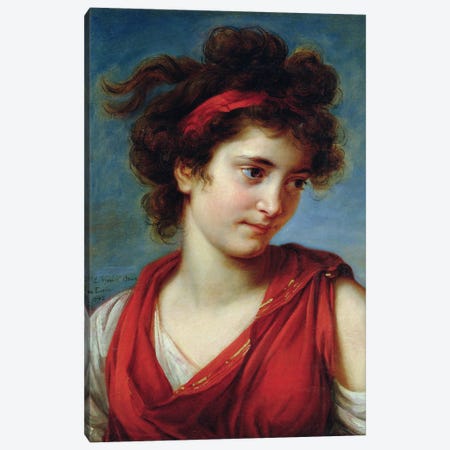 Portrait Of Maguerite Porporati, 1792 Canvas Print #BMN7867} by Elisabeth Louise Vigee Le Brun Canvas Print