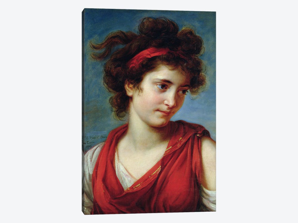 Portrait Of Maguerite Porporati, 1792 by Elisabeth Louise Vigee Le Brun 1-piece Canvas Print