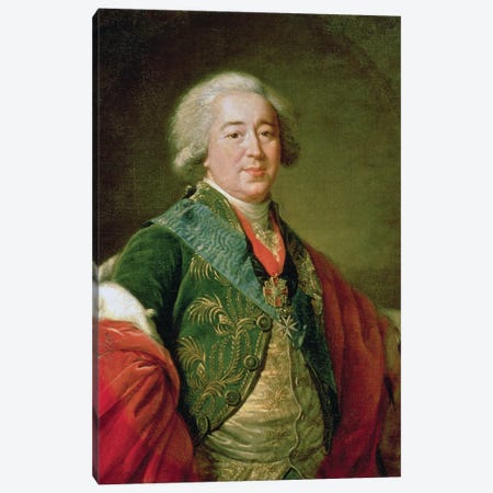 Portrait Of Prince Alexander Borisovich Kurakin (1752-1818), 1797 Canvas Print #BMN7872} by Elisabeth Louise Vigee Le Brun Art Print