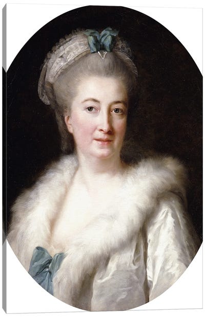Portrait Of The Artist's Mother, Madame le Sevre Canvas Art Print - Elisabeth Louise Vigee Le Brun