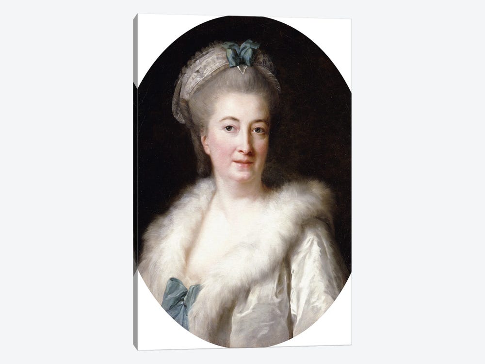 Portrait Of The Artist's Mother, Madame le Sevre by Elisabeth Louise Vigee Le Brun 1-piece Canvas Print