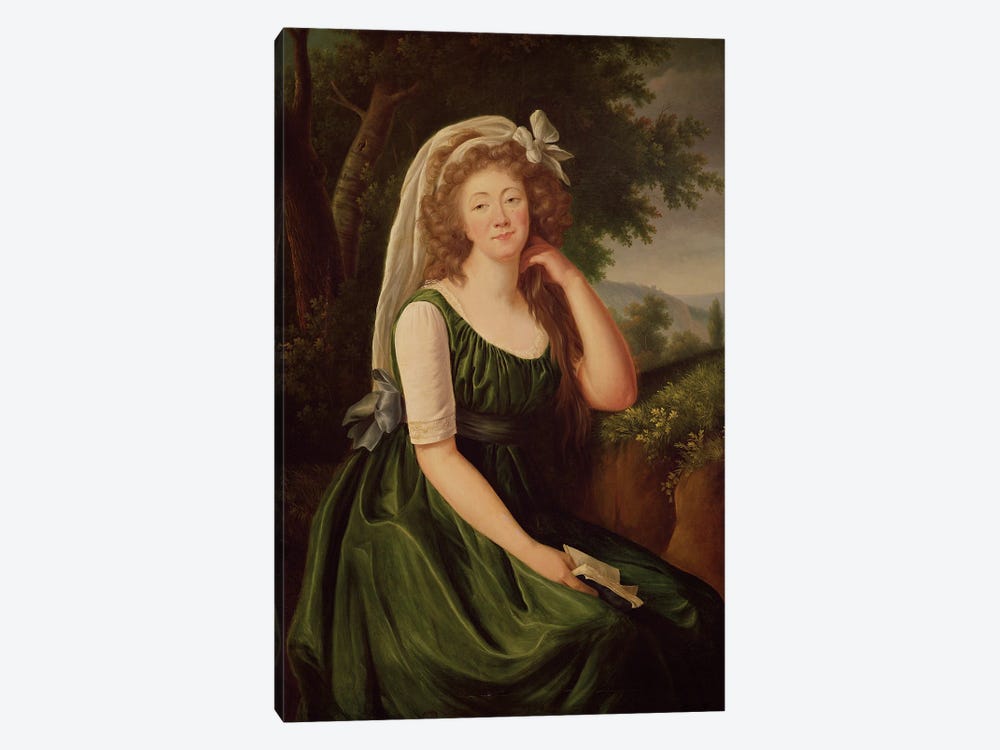 Portrait Of The Countess Du Barry (1743-93) 1789 1-piece Canvas Wall Art
