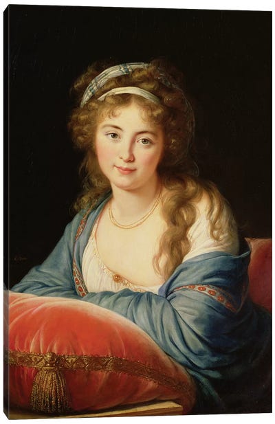 The Countess Catherine Vassilievna Skavronskaia (1761-1869) 1796 Canvas Art Print - Elisabeth Louise Vigee Le Brun