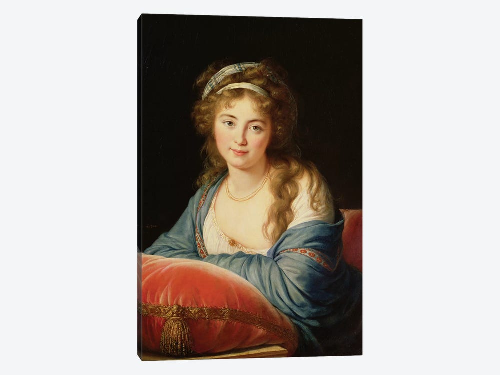 The Countess Catherine Vassilievna Skavronskaia (1761-1869) 1796 by Elisabeth Louise Vigee Le Brun 1-piece Canvas Wall Art