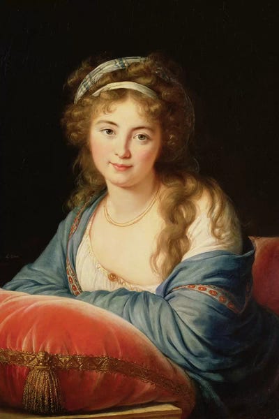 Neoclassicism: The Countess Catherine Vassilievna Skavronskaia (1761-1869) 1796 by Elisabeth Louise Vigee Le Brun