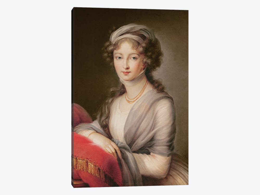 The Grand Duchess Elizabeth Alexeievna by Elisabeth Louise Vigee Le Brun 1-piece Canvas Print