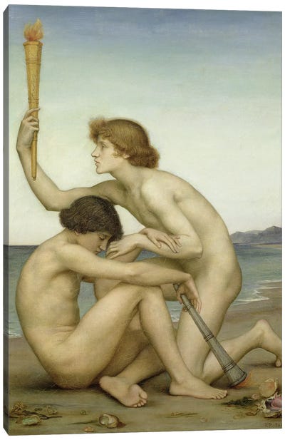 Phosphorus And Hesperus, 1881 Canvas Art Print - Pre-Raphaelite Art