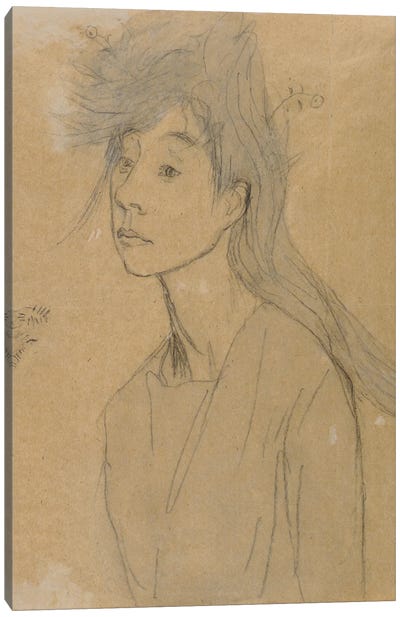 Ophelia: Portrait Imagine, c.1910 Canvas Art Print
