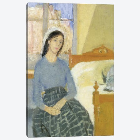The Artist In Her Room In Paris Canvas Print #BMN7953} by Gwen John Canvas Wall Art
