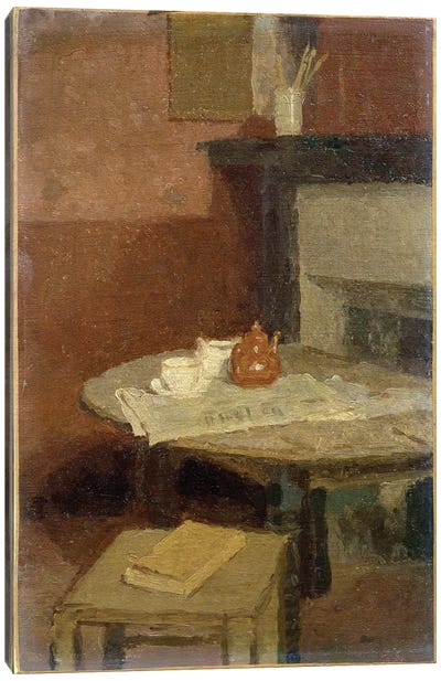 The Brown Tea Pot, 1915-16 Canvas Art Print