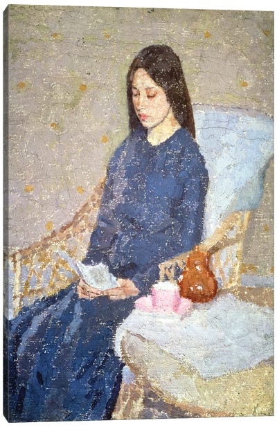 The Convalescent, c.1923-24 Canvas Art Print
