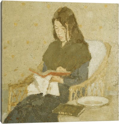 The Seated Woman, 1919-1926 Canvas Art Print - Gwen John