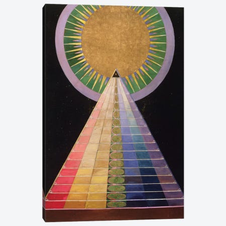Untitled No. 1 From A Series Of Altar Paintings, 1915 Canvas Print #BMN7966} by Hilma af Klint Canvas Artwork