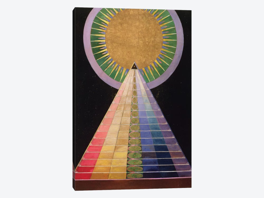 Untitled No. 1 From A Series Of Altar Paintings, 1915 by Hilma af Klint 1-piece Canvas Print