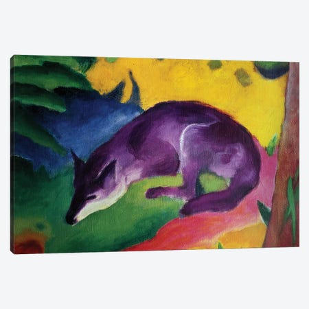 Blue Fox, 1911  Canvas Print #BMN796} by Franz Marc Canvas Print