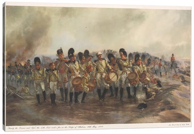 Steady The Drums And Fifes, 1811 Canvas Art Print
