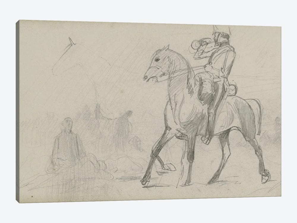 Study For 'Dawn Of Waterloo', 1893 III 1-piece Canvas Wall Art