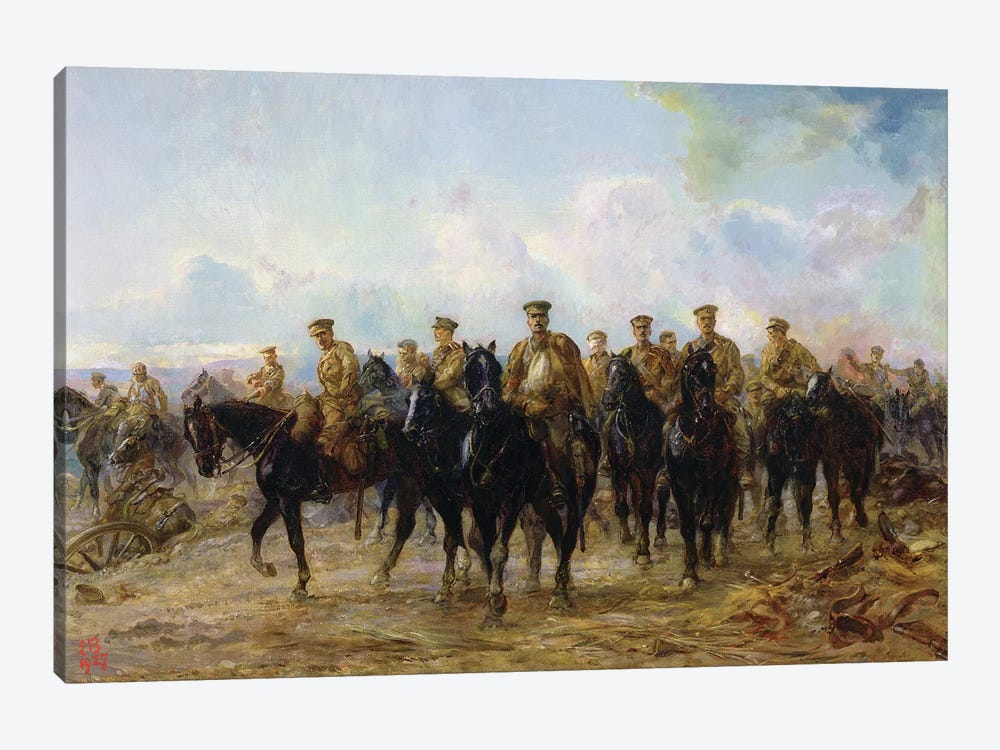 The Retreat From Mons, 1927 by Lady Butler 1-piece Canvas Art
