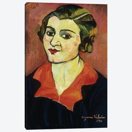 Autoportrait, 1934 Canvas Print #BMN7994} by Marie Clementine Valadon Canvas Print