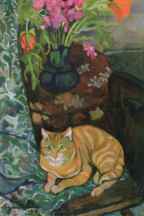 Bouquet And A Cat, 1919