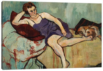 Marie Coca With Arbi, 1927 Canvas Art Print