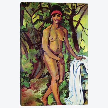 Nude Negress, 1919 Canvas Print #BMN8004} by Marie Clementine Valadon Canvas Art Print