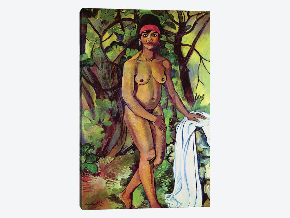 Nude Negress, 1919 by Marie Clementine Valadon 1-piece Canvas Artwork