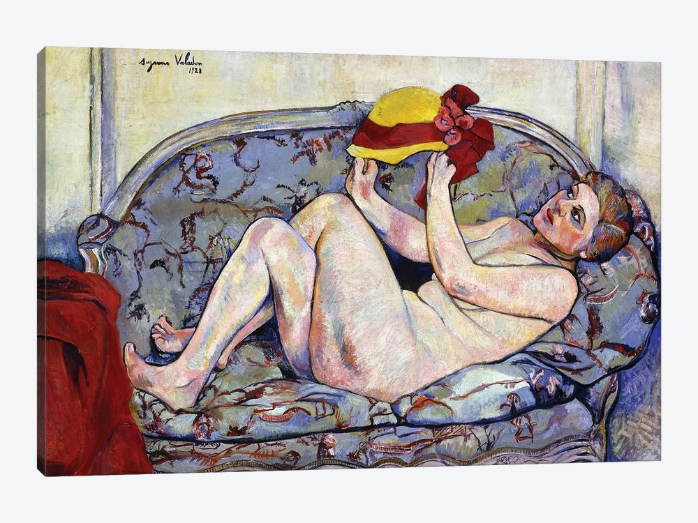 Nude Reaching On A Sofa; Nu Allonge Sur Un Canape, 1928 1-piece Canvas Art Print